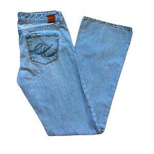 X2 Women's Mid-Rise Light Wash Boot Cut Jeans